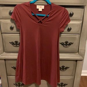 Size Small Burgundy Dress